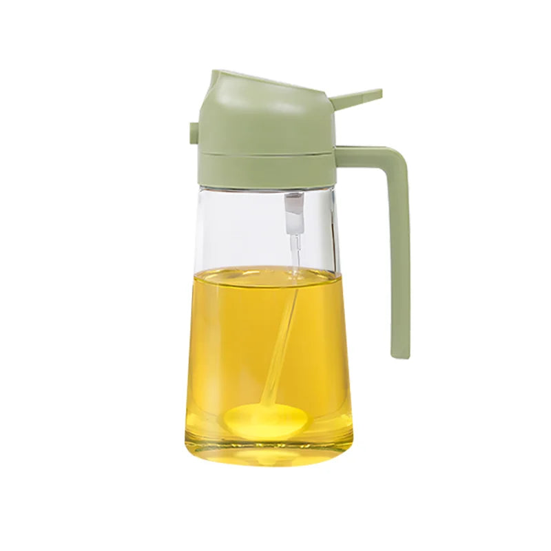Oil Sprayer Oil Jar Kitchen Household Can Pour Oil Spray Bottle 2In1 Atomized Oil Spray Bottle Oil Spray Bottle Cooking Utensils