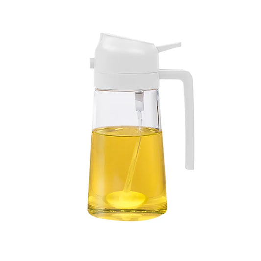 Oil Sprayer Oil Jar Kitchen Household Can Pour Oil Spray Bottle 2In1 Atomized Oil Spray Bottle Oil Spray Bottle Cooking Utensils