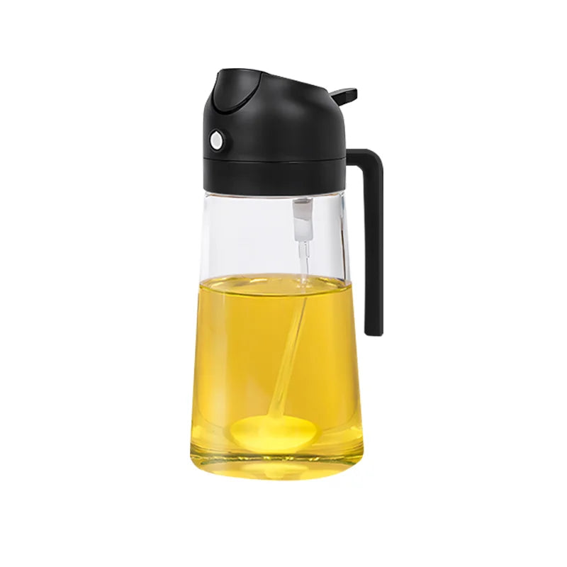 Oil Sprayer Oil Jar Kitchen Household Can Pour Oil Spray Bottle 2In1 Atomized Oil Spray Bottle Oil Spray Bottle Cooking Utensils